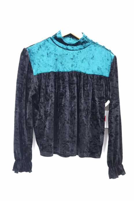 SLY（スライ） COLOR DOCKING VELOR TOPS レディース トップス