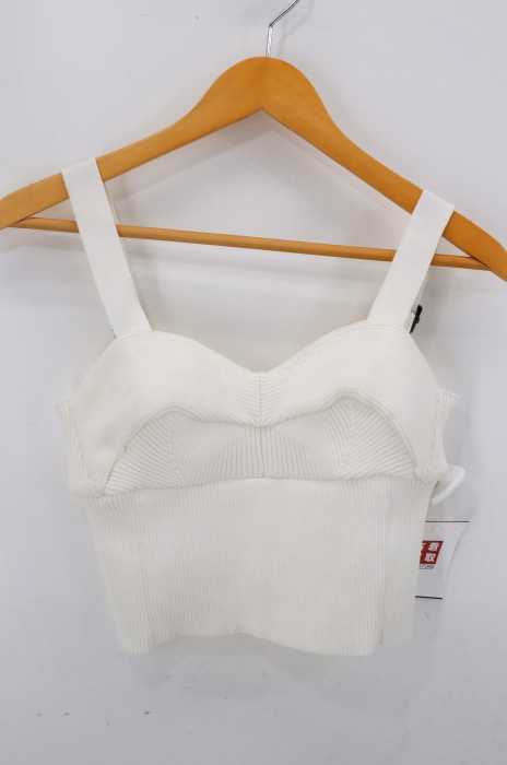 AKIRA NAKA （アキラナカ） Rib knit bra longベアTOP レディース トップス