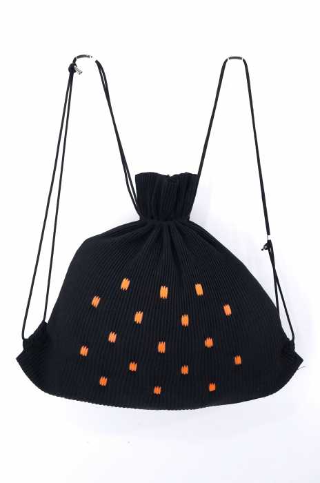 ISSEY MIYAKE（イッセイミヤケ） ドット柄 プリーツ ナップサック