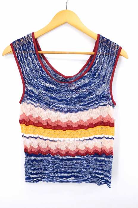 MISSONI（ミッソーニ） 総柄ノースリーブブラウス レディース トップス