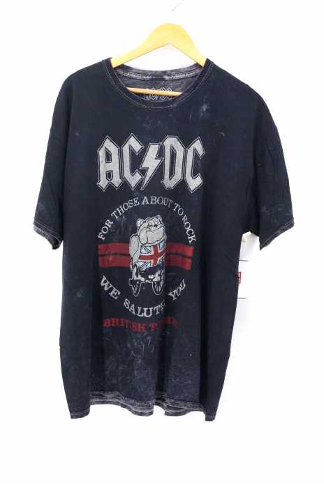 AC/DC(エーシーディーシー) タイダイバンドTシャツ メンズ トップス