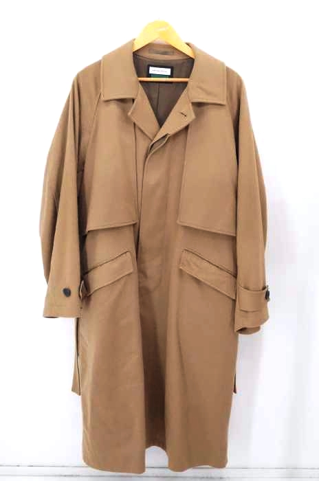 MAISON SPECIAL(メゾンスペシャル) カシミヤ100 ベルテッドオーバーサイズヨークコート メンズ アウター