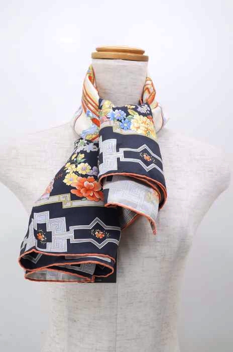 ETRO（エトロ） 大判 総柄 シルクスカーフ レディース ファッション雑貨