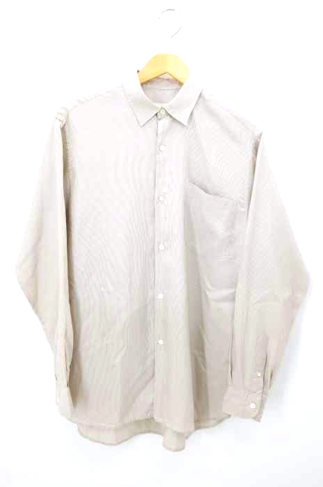 COMOLI（コモリ） 18SS ストライプ柄 シャツ メンズ トップス