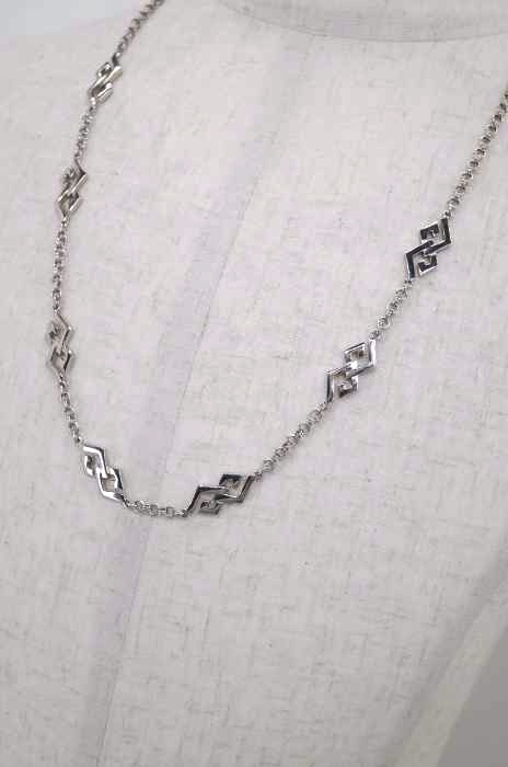 GIVENCHY(ジバンシィ) VINTAGE METAL ABSTRACT CHARM LONG CHAIN NECKLACE メンズ アクセサリー