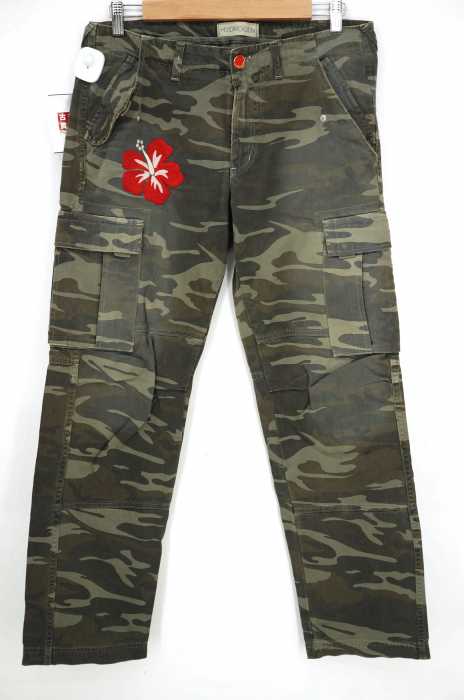 HYDROGEN（ハイドロゲン） CARGO カモフラージュ柄ハイビスカス