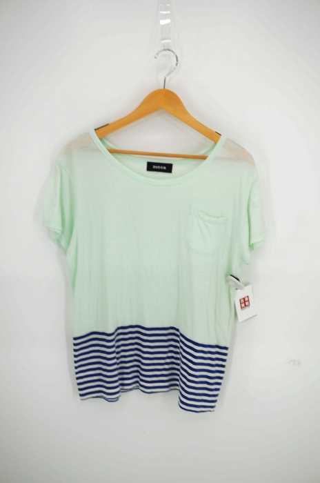 ZUCCa （ズッカ） 切替ボーダー柄Tee レディース トップス