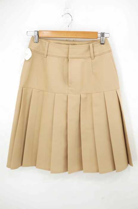 franche lippee (フランシュリッペ) ベルト付きプリールスカート レディース スカート