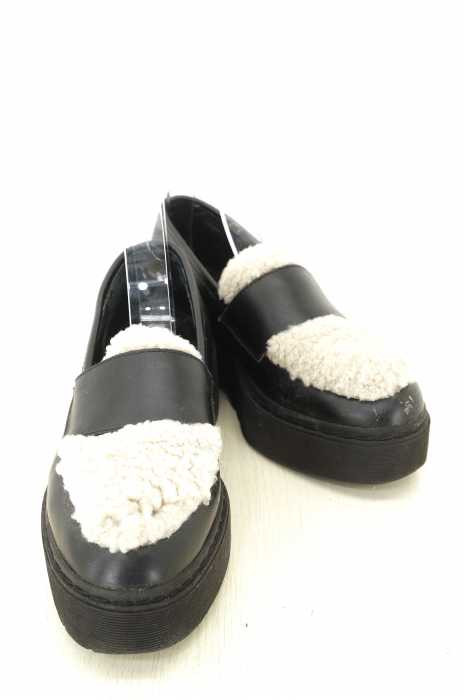 JEFFREY CAMPBELL FOR ROSE BUD（ジェフリーキャンベル ローズバッド） ボアフロントプラットフォームローファー BOA FRONT PLATFORM LOAFER レディース シューズ