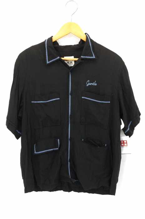 SUNSEA （サンシー） レーヨン 開襟 キューバシャツ メンズ トップス