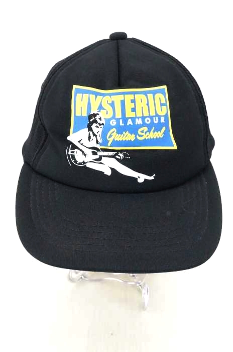 HYSTERIC GLAMOUR（ヒステリックグラマー） Guitar School デザインメッシュキャップ メンズ 帽子