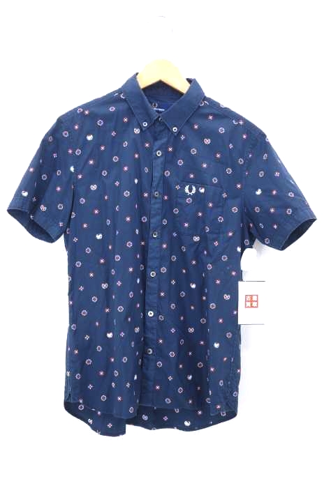 FRED PERRY(フレッドペリー) 総柄コットンBDシャツ メンズ トップス