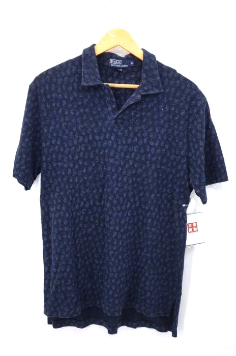 Polo by RALPH LAUREN(ポロバイラルフローレン) ペイズリー柄 鹿の子スキッパーポロシャツ メンズ トップス