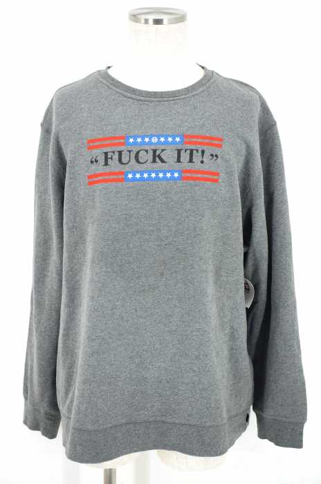 HUF （ハフ） Fuck It Crewneck Sweatshirt　プリントクルーネックスウェット メンズ トップス