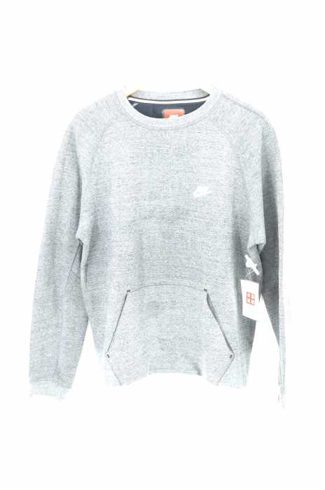 NIKE （ナイキ） TECH FLEECE 1.0 CREW-TUMBLED GREY メンズ トップス