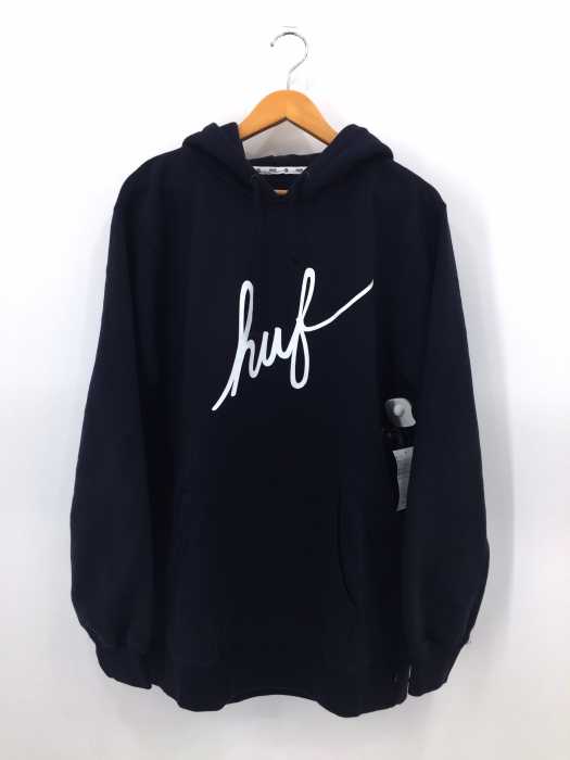 HUF （ハフ） 筆記体ロゴ プルオーバーパーカー メンズ トップス