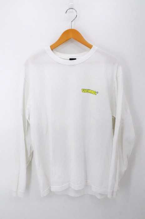 USED古着（ユーズドフルギ） SUCHMOS バックプリントロングスリーブバンドTシャツ メンズ トップス