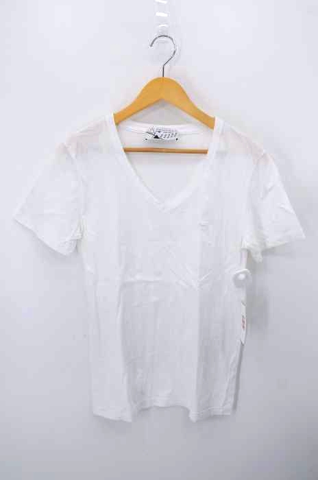 MAISON KITSUNE（メゾンキツネ） 刺繍VネックTシャツ メンズ トップス