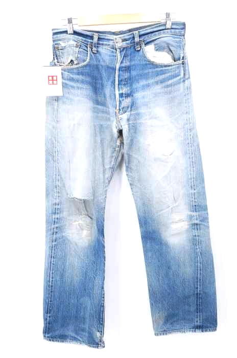 Levis（リーバイス） 復刻 66前期モデル BigE 501ボタンフライデニム メンズ パンツ