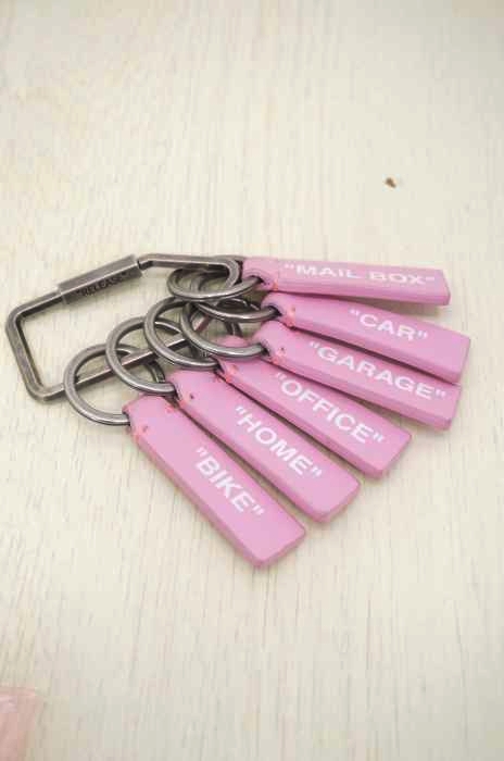 OFF-WHITE（オフホワイト） PINK NO COLOR キーリング メンズ ファッション雑貨