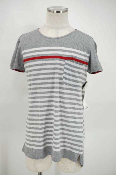 Dr Denim (ドクターデニム) ボーダーポケットTシャツ メンズ トップス