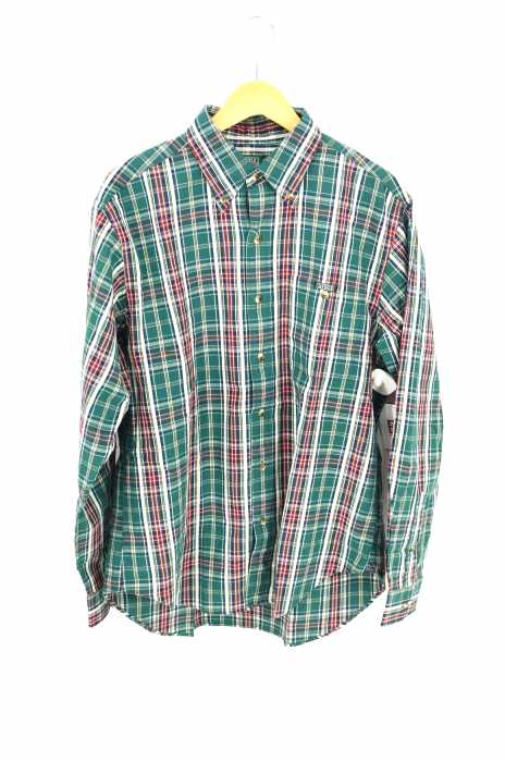 AIGLE (エーグル) ボタンダウンチェック柄シャツ メンズ トップス