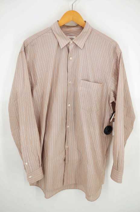 COMOLI (コモリ) コモリシャツ Pink Stripe メンズ トップス