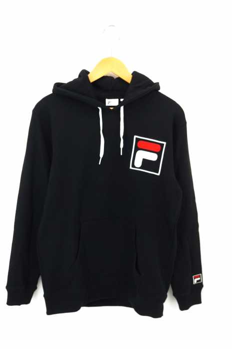 FILA (フィラ) ロゴ刺繍プルオーバーパーカー レディース トップス