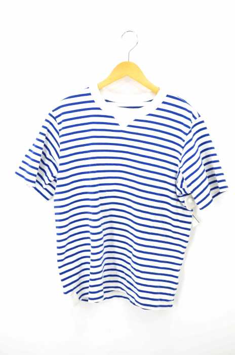 Sacai(サカイ) 前VボーダーTシャツ メンズ トップス