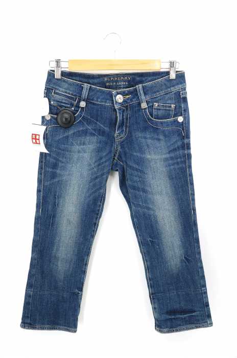 BURBERRY BLUE LABEL(バーバリーブルーレーベル) クロップドデニムパンツ レディース パンツ