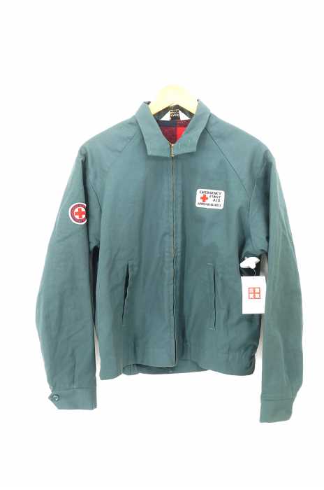 USED古着  （ユーズドフルギ） HARRISONBURG RESCUE SQUAD 裏チェック スウィングトップブルゾン 棒TALON メンズ アウター