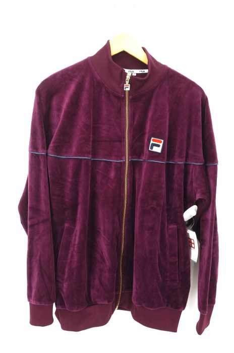 FILA （フィラ） VELOR TRACK JACKET ベロアトラックジャケット メンズ アウター