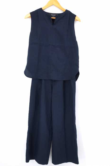 BEAMS Lights （ビームスライツ） キーネックノースリーブブラウス＆スラックスパンツ レディース セットアップ