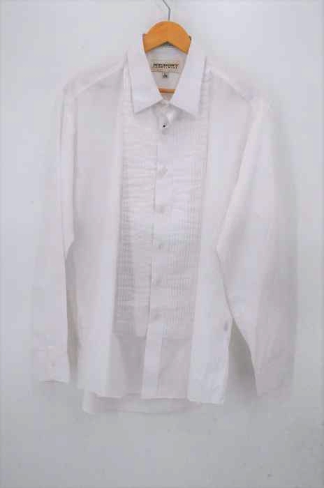 USED古着（ユーズドフルギ） 90S SKEFFINGTONS FORMALWEAR フリル装飾長袖シャツ メンズ トップス