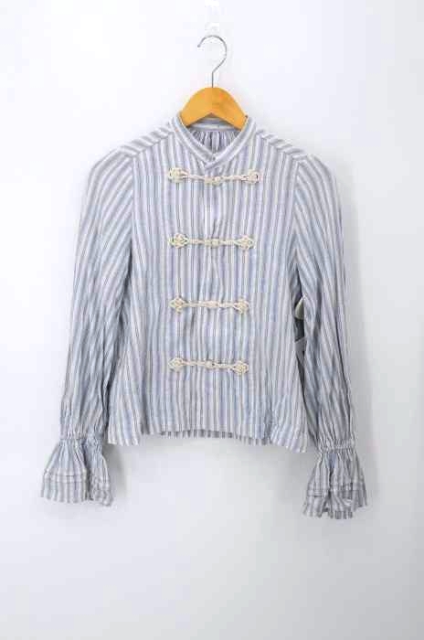 maturely(マチュアリー) Dobby Frog Button Shirts レディース トップス