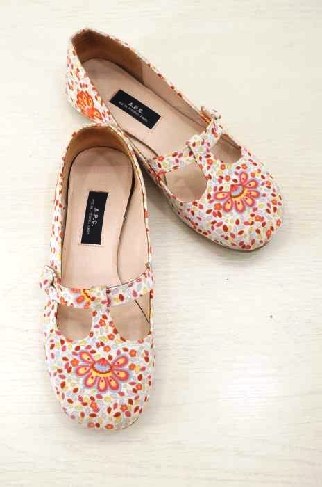 A.P.C.(アーペーセー) 花柄 フラットパンプス レディース シューズ