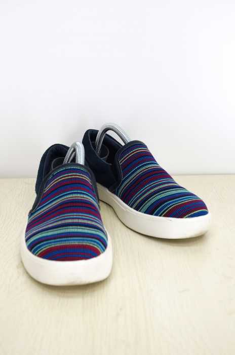 UNITED NUDE （ユナイテッドヌード） ボーダー柄スリッポン レディース シューズ