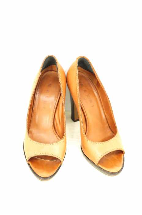 MARNI（マルニ） オープントゥーヒールパンプス レディース シューズ