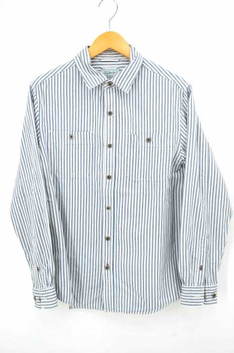 L.L.Bean （エルエルビーン） メタルボタン ストライプシャツ メンズ トップス