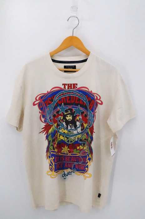 glamb （グラム） ダメージ加工 クルーネックTシャツ メンズ トップス