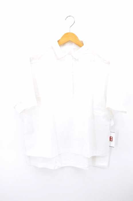 Hermaphrodite(エルマフロディット) アシメトリーコットンプルオーバーシャツ レディース トップス