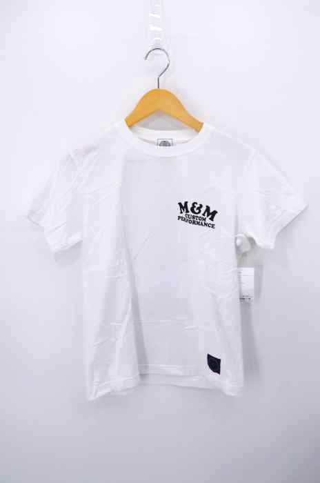 M&M（エムアンドエム） バックプリントTシャツ メンズ トップス