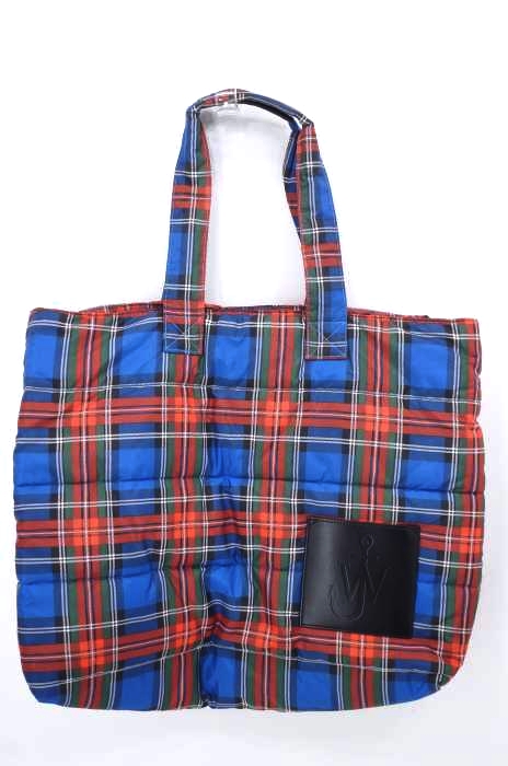 UNIQLO JW ANDERSON（ユニクロ ジェイダブリューアンダーソン） 中綿 チェック トートバッグ レディース バッグ