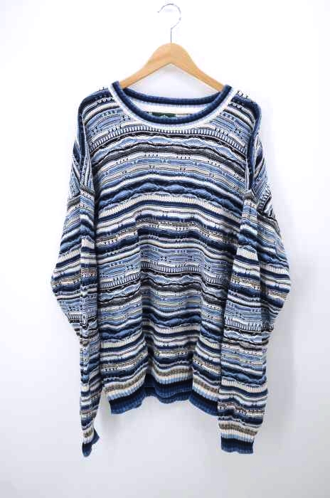 JANSEN(ジャンセン) 70S 総柄コットンニット メンズ トップス