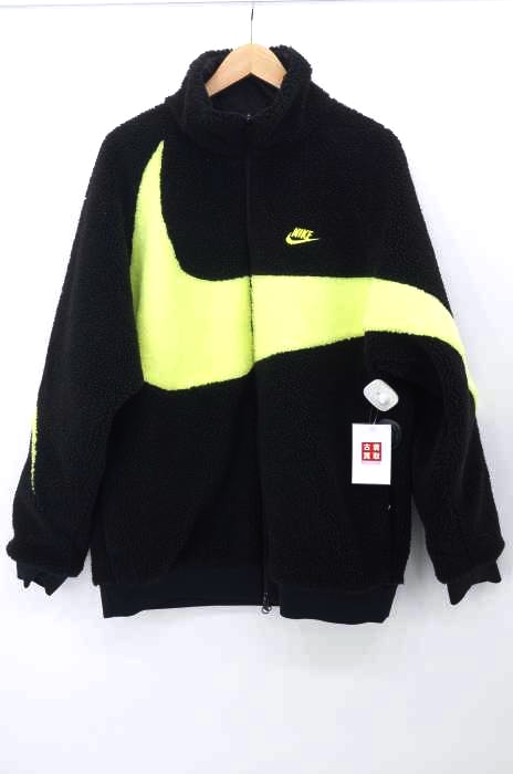 NIKE（ナイキ） Nike Big Swoosh Boa Jacket Black Volt メンズ アウター