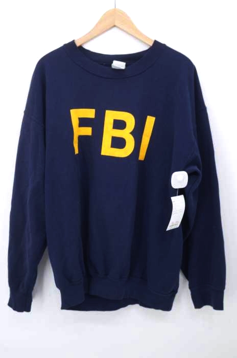 USED古着（ユーズドフルギ） FBI ロゴ クルーネック スウェット メンズ トップス