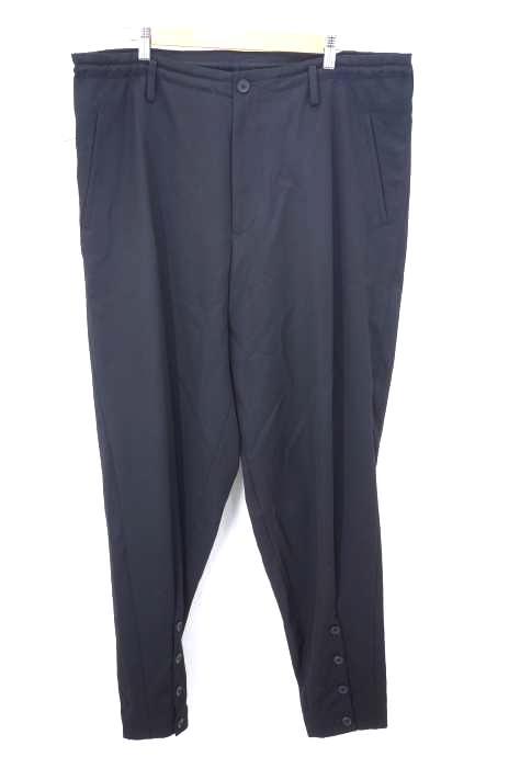 シワギャバマッキン裾パンツ　ヨウジヤマモトプールオム ヨウジヤマモト プールオムYohji Yamamoto POUR HOMME ウールギャバ