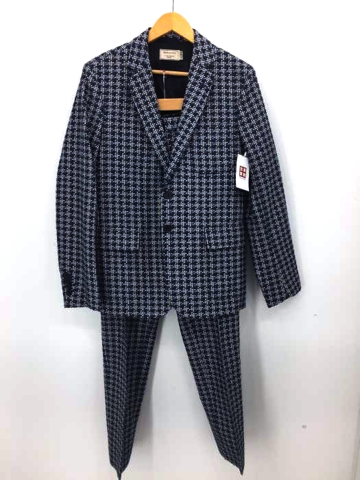 MAISON KITSUNE（メゾンキツネ） 千鳥格子2Bテーラードセットアップ メンズ セットアップ