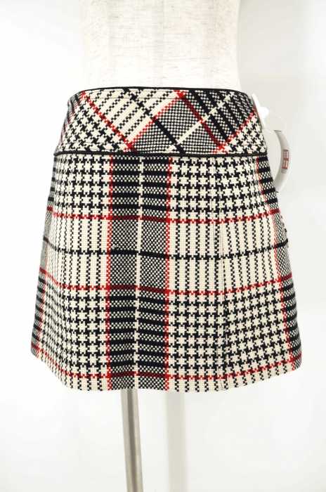 BURBERRY BLUE LABEL(バーバリーブルーレーベル) チェック柄ウールスカート レディース スカート