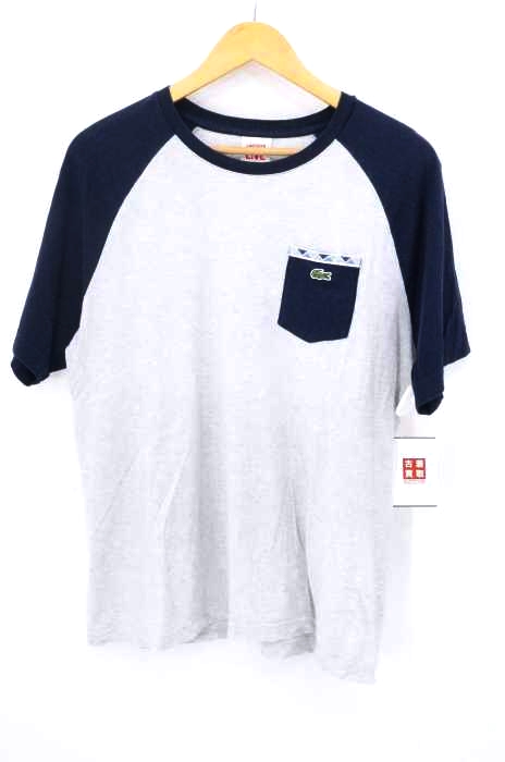 Lacoste Live(ラコステライブ) 胸刺繍 ラグランポケットTシャツ メンズ トップス